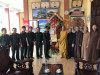 Phái đoàn Bộ CHQS tỉnh và Chính quyền thị xã Phú Mỹ chúc mừng Phật Đản