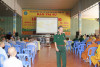Bộ CHQS tỉnh và Quân khu 7 nói chuyện tại Trường hạ tỉnh