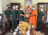 Bộ CHQS tỉnh BRVT thăm, chúc mừng các cơ sở Phật giáo trên địa bàn tỉnh nhân kỷ niệm Đại lễ Phật đản 2021, Phật lịch 2565