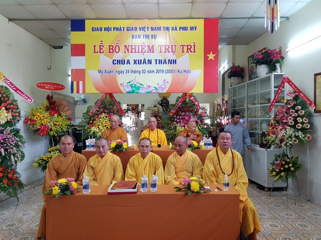 Thị xã Phú Mỹ: Lễ Bổ Nhiệm Trụ Trì Chùa Xuân Thành